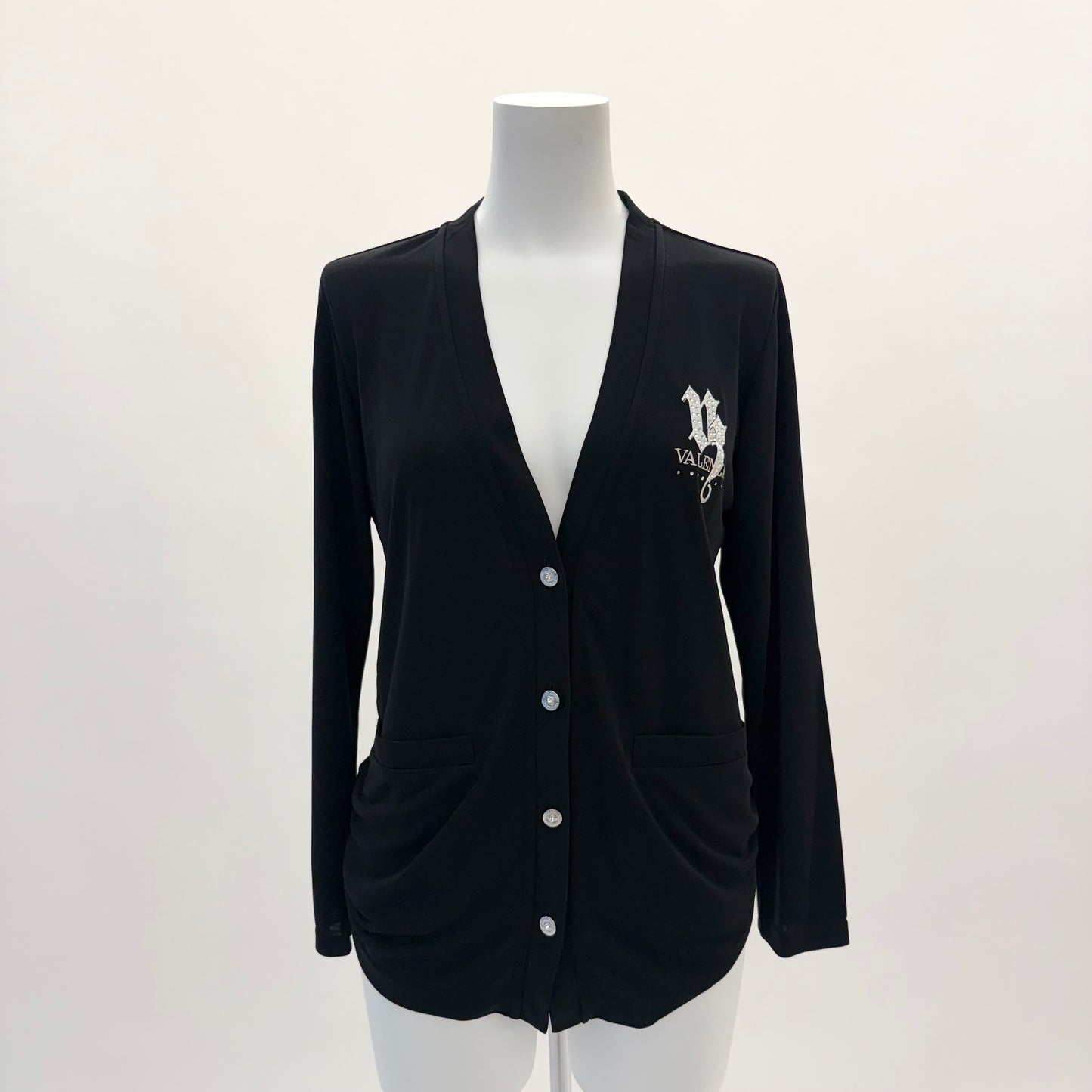 【Lサイズ】【涼感紀行】Vネックカーディガン VALENZA 5552308