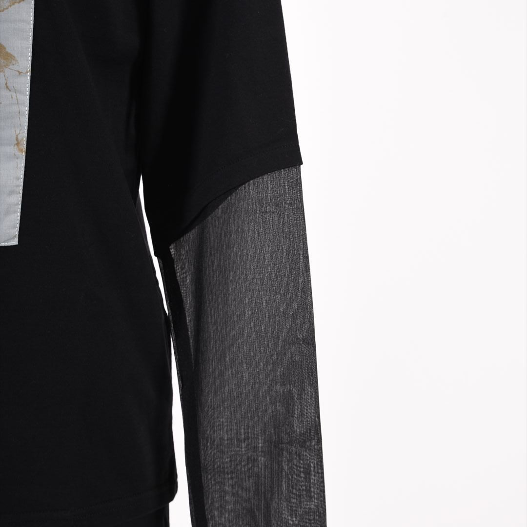 オーガニック天竺 異素材合わせカットソー B DONNA 6042117