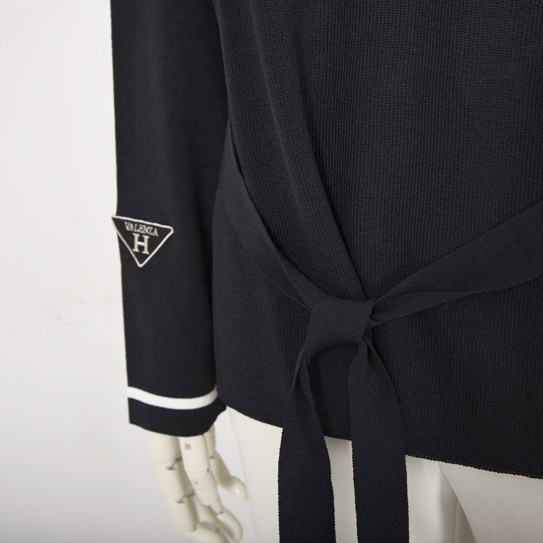 【Lサイズ】ハーフジップ ニットベスト VALENZA 5553601