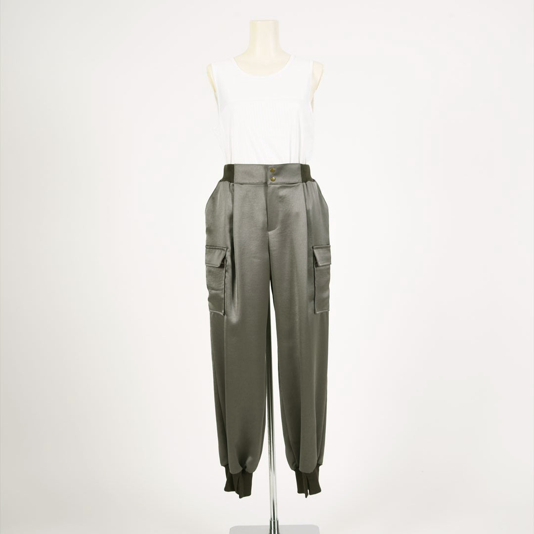 カリーヌサテン ジョガーパンツ B DONNA 6046108