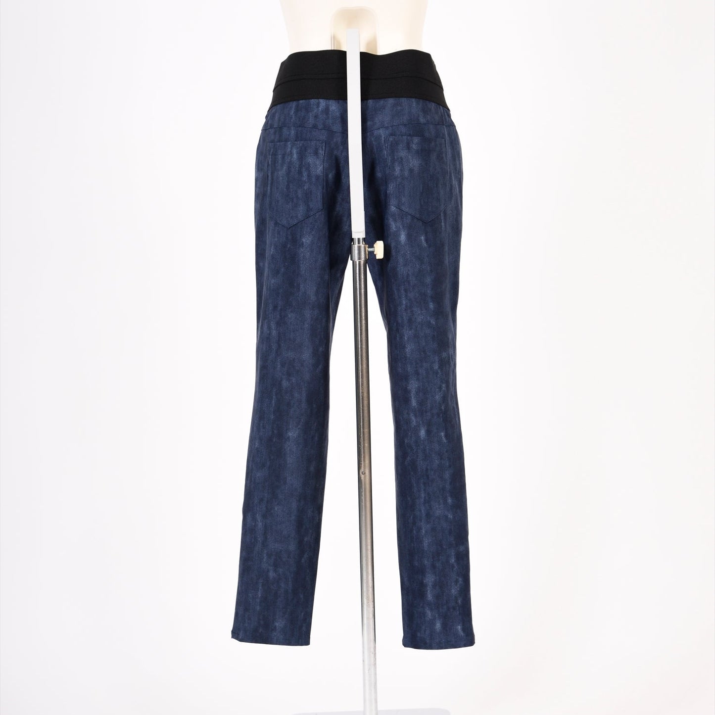 デニム調プリント ストレートパンツ B DONNA 6046117