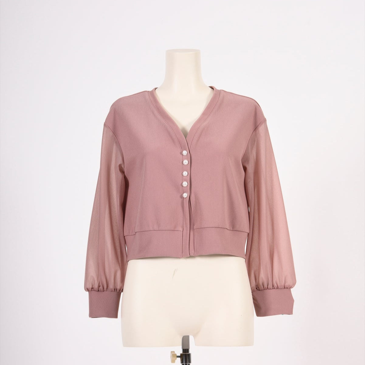 シアー袖Vネックカーディガン Dear Princess 3051307