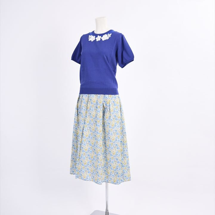 レーヨン混UVカット 半袖ニット Dear Princess 3033111