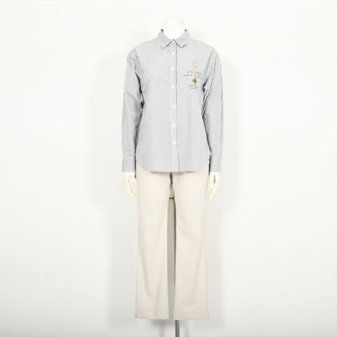 ストライプ シャツブラウス VALENZA 5151500