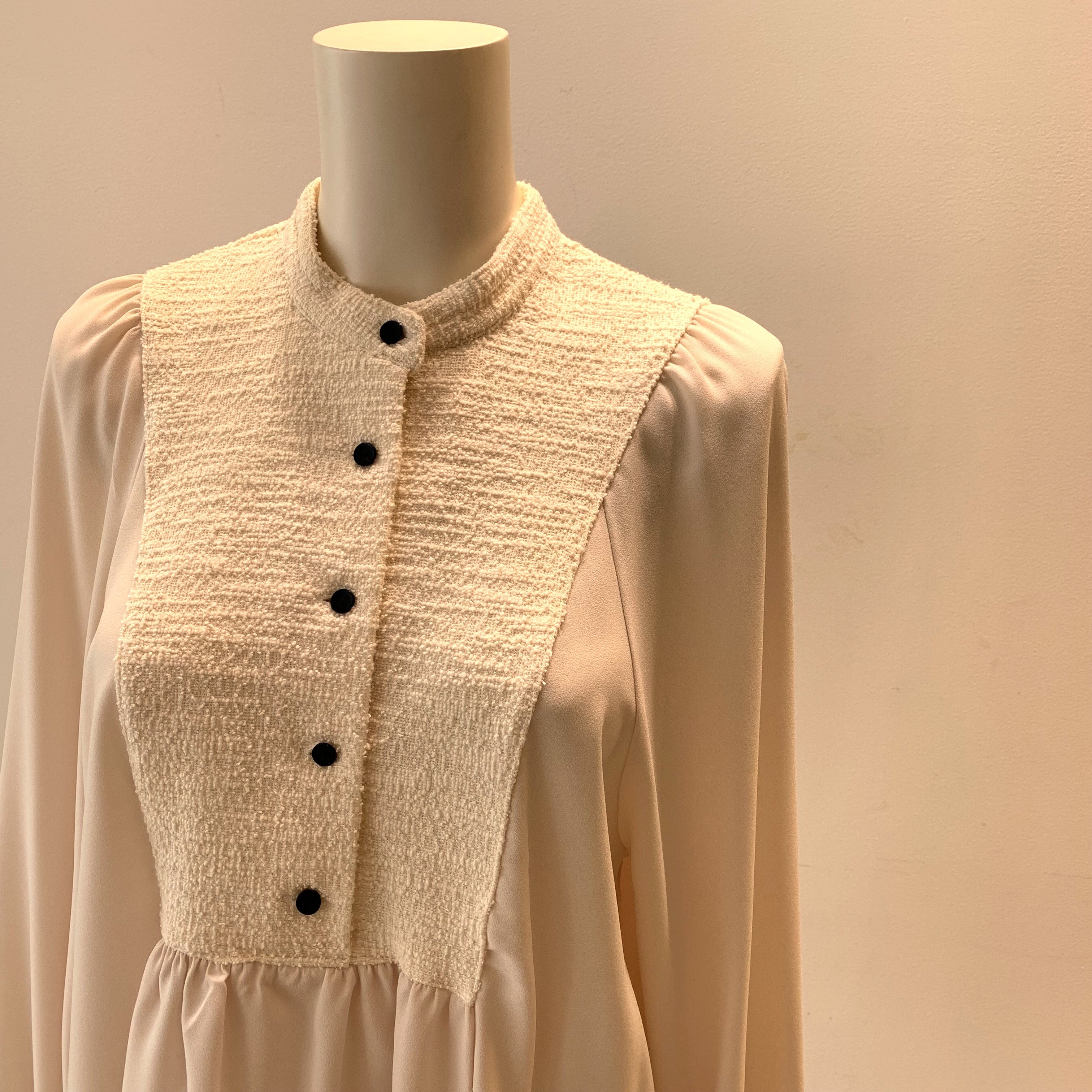 PEREMANENTE ペルマネンテ ブラウス&パンツ ピュアミールジョーゼットストレッチ ブラウス B DONNA 6031109