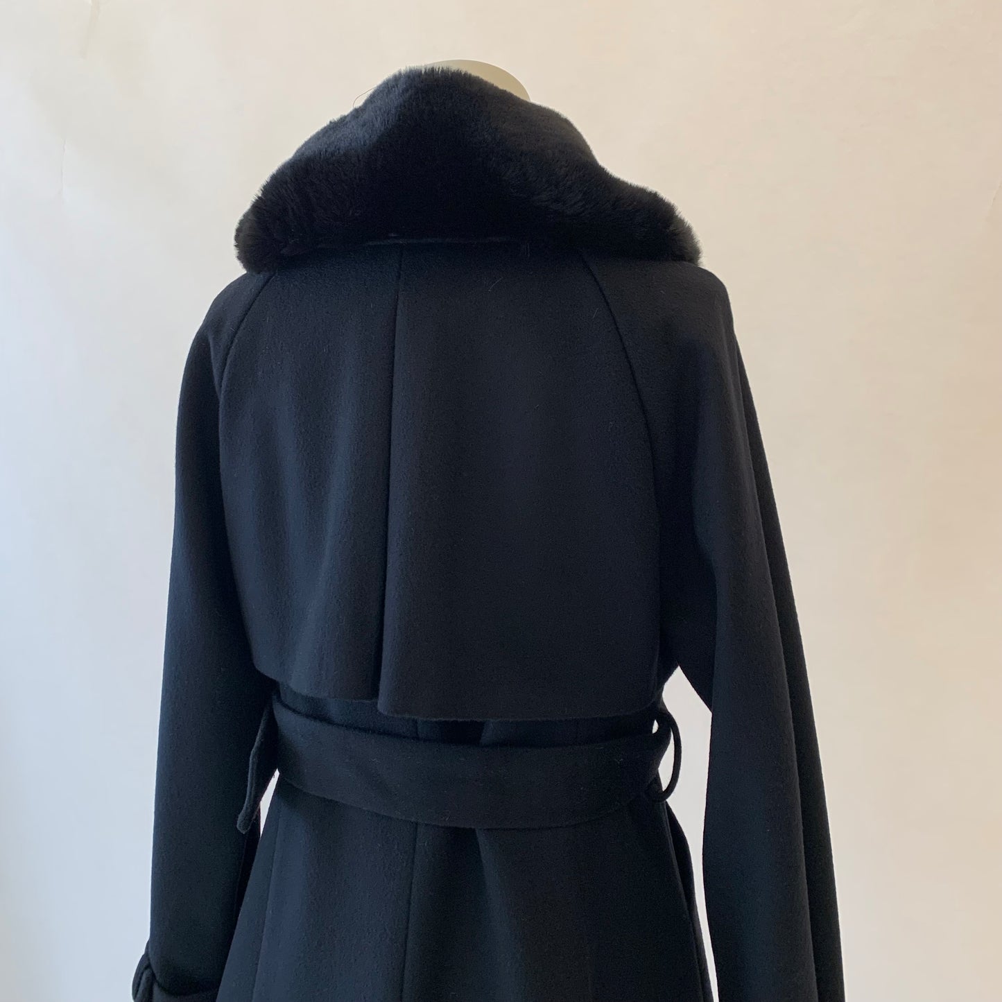 ファー付 エクセレントビーバー トレンチ風ウールコート Dear Princess 3038105