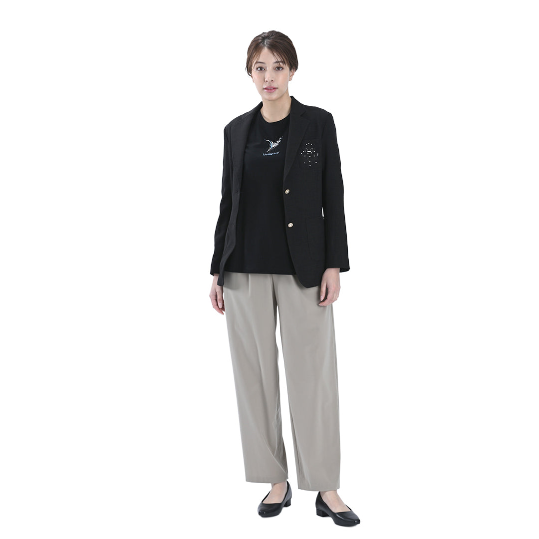 【Lサイズ】トリコットジャージ 2タックパンツ VALENZA 5566308