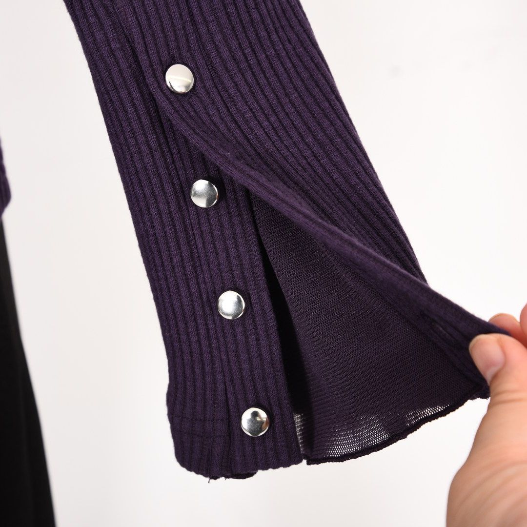 メッシュレイヤード リブカットソー B DONNA 6052118