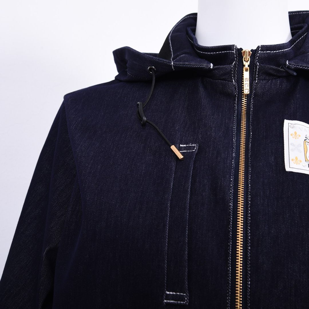 【Lサイズ】デニムジャージ フルジップパーカー VALENZA 5567302