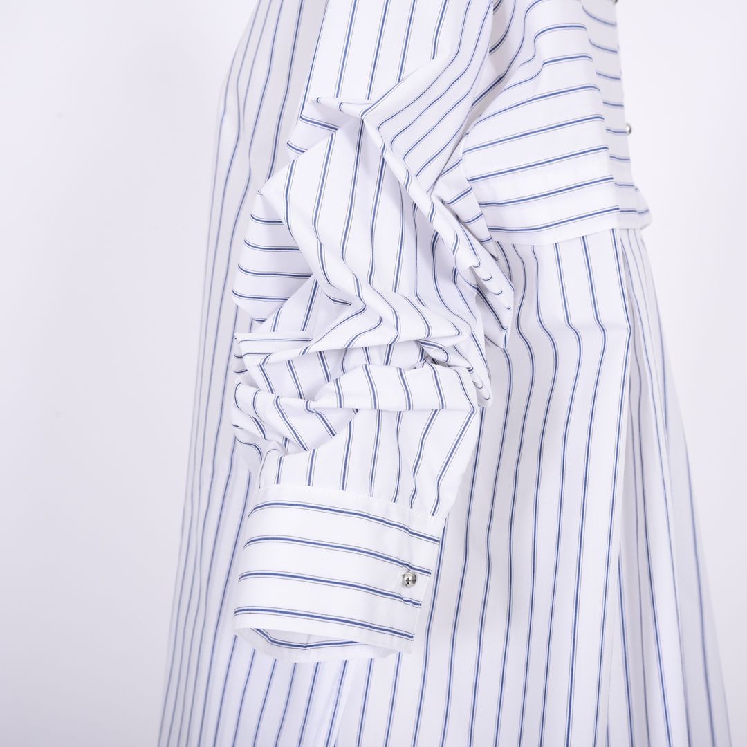 ストライプ シャツワンピース B DONNA 6059109