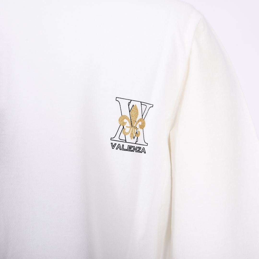 【綿100%】ワッペンモチーフ 5分袖カットソー VALENZA 5162317