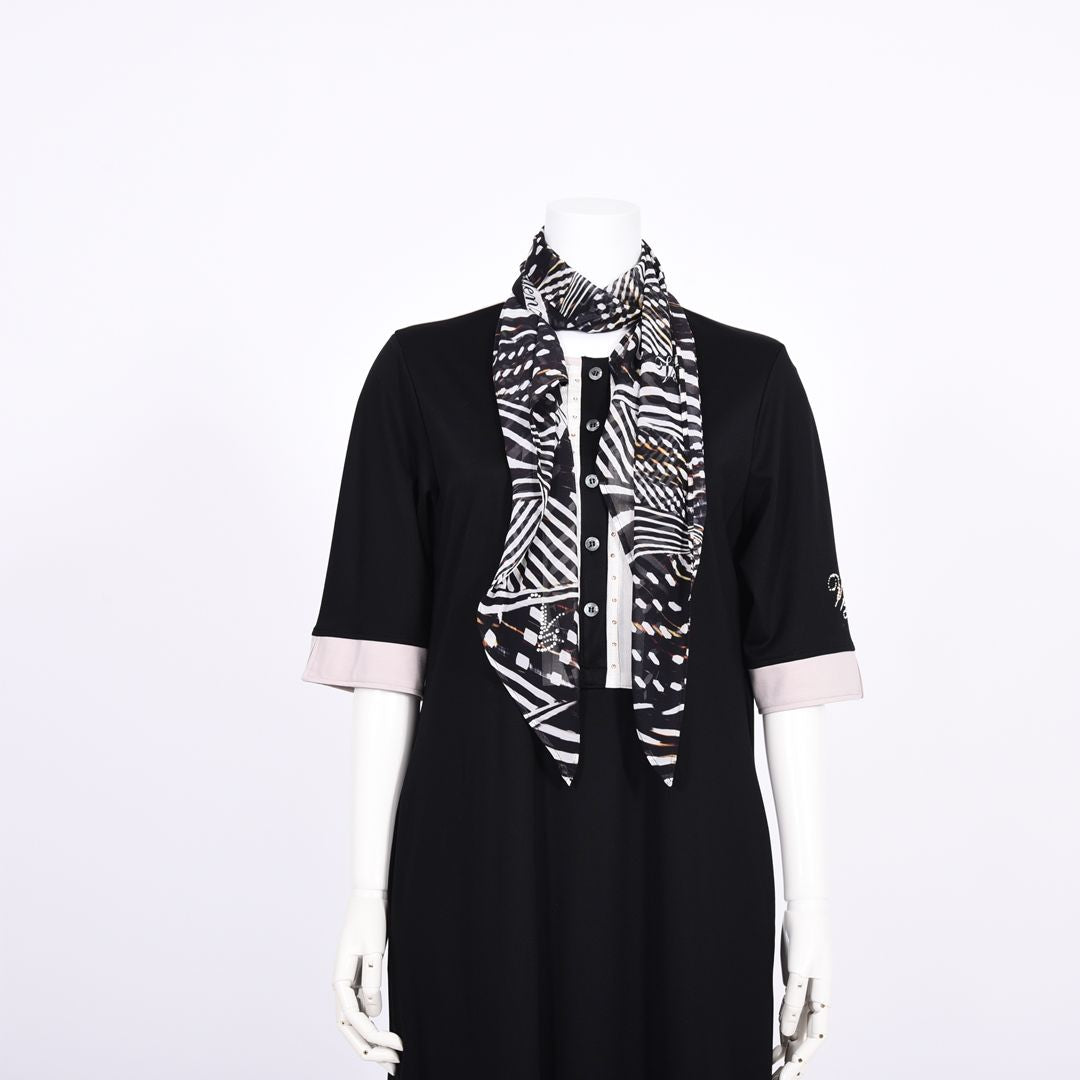 やし柄シフォンストール VALENZA 5164409