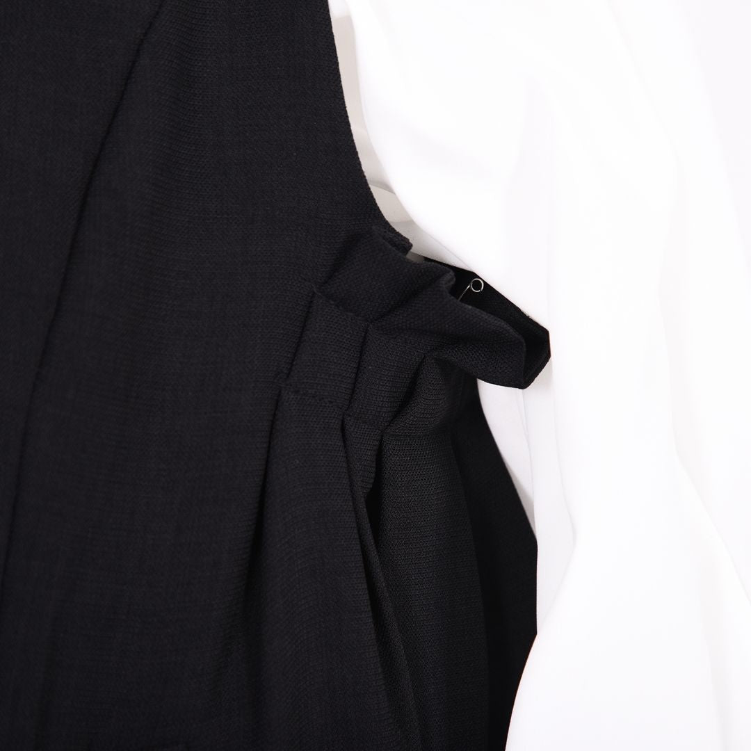 メランジツイル サイドタックジレ B DONNA 6057122