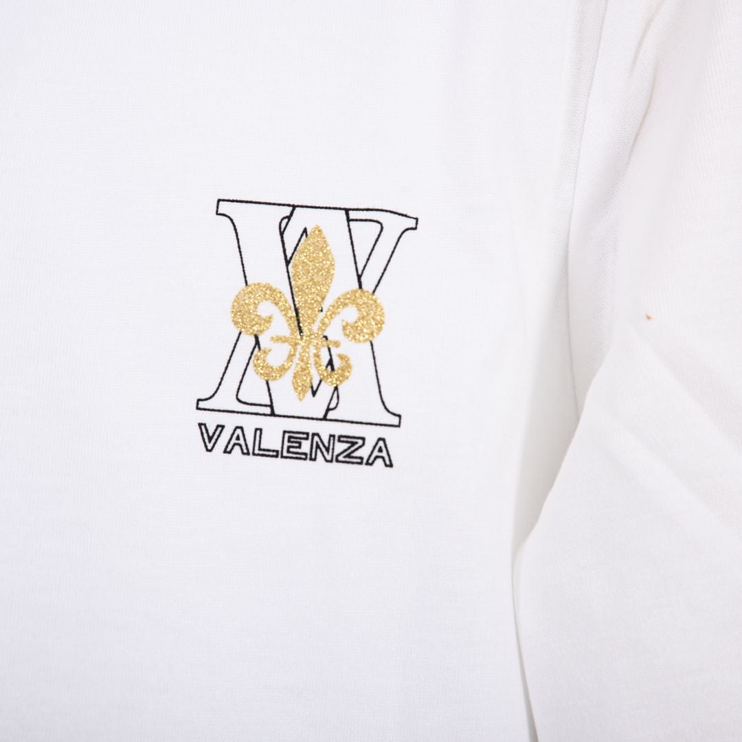 【綿100%】スニーカーモチーフ 5分袖カットソー VALENZA 5162410