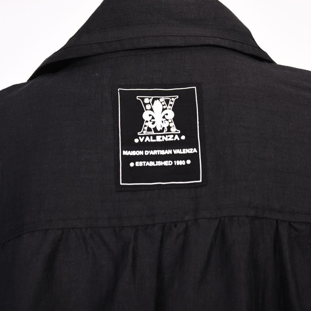 【麻混】前釦オープンワンピース VALENZA 5169403