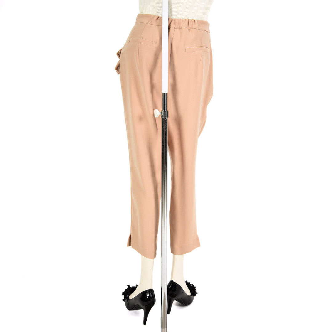 Garuda Double Cloth Pocket Straight Pants with Frills Dear Princess