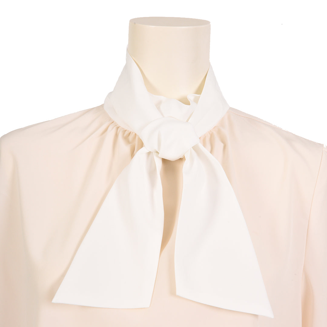 配色ボウタイ ブラウス B DONNA 6541008