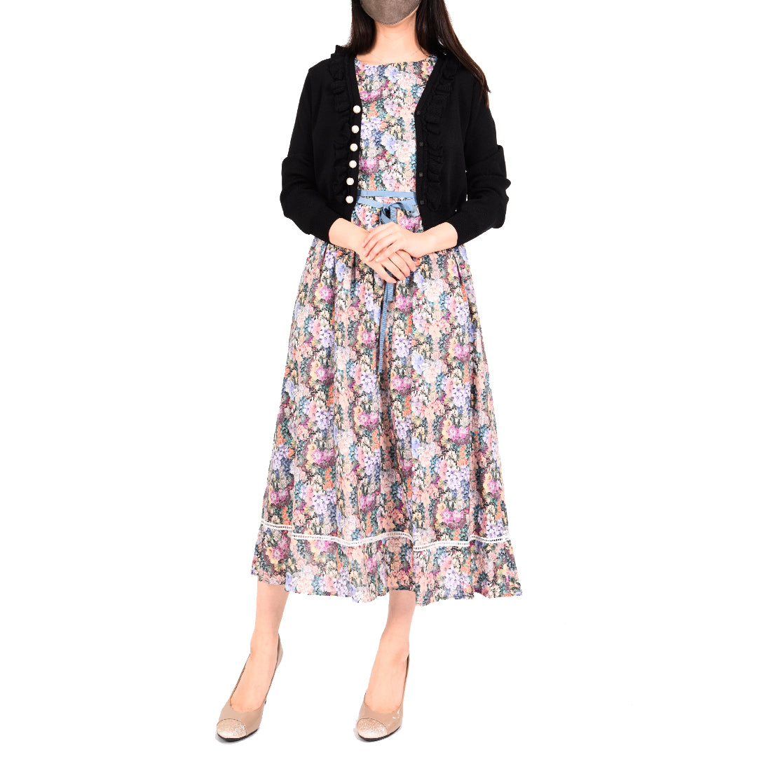 Painted travels リバティ ノースリーブワンピース Dear Princess 3029158