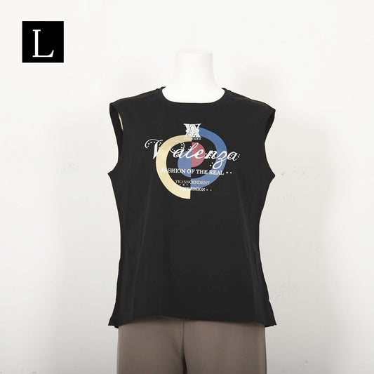 【Lサイズ】【幾何学】ブルズアイプリント　カットソー　VALENZA　5552530