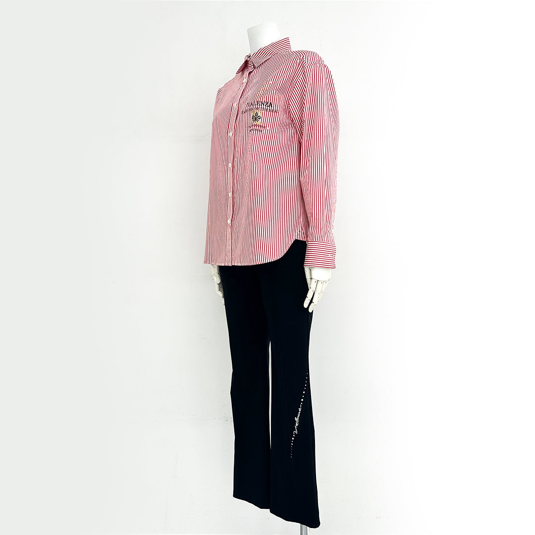 ストライプ　シャツブラウス　VALENZA　5151500