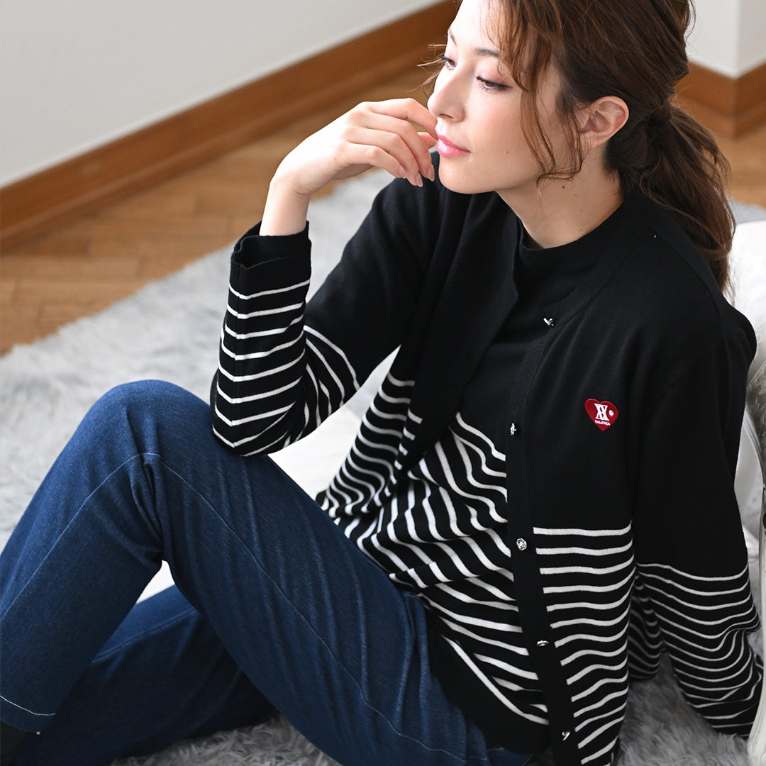 【Lサイズ】【楽々♪ストレッチ】ニットデニム　ストレートパンツ　VALENZA　5556529