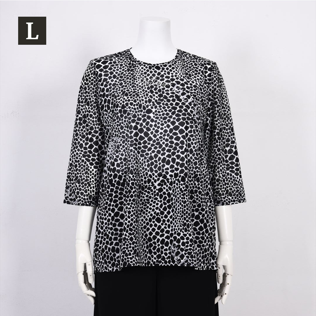 【Lサイズ】【人気シルエット】アニマルプリント　カットソー　VALENZA　5552600