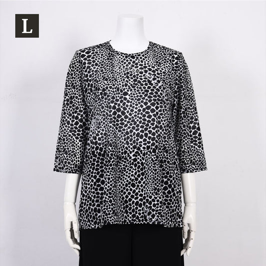 【Lサイズ】【人気シルエット】アニマルプリント　カットソー　VALENZA　5552600