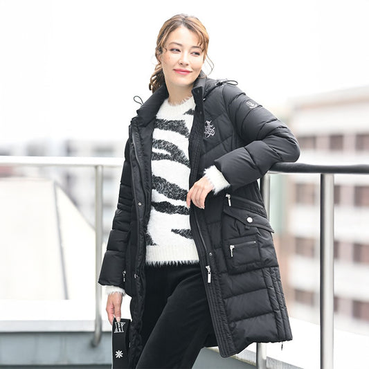 フード取り外し　2WAYロングダウンコート　VALENZA　5158705