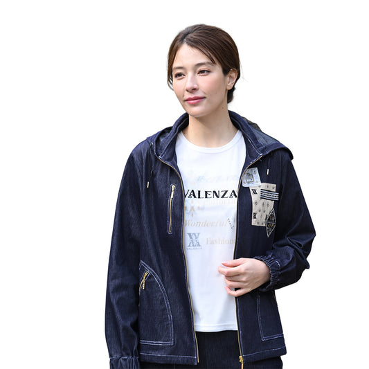 チュール重ね　プリントカットソー　VALENZA　5162314