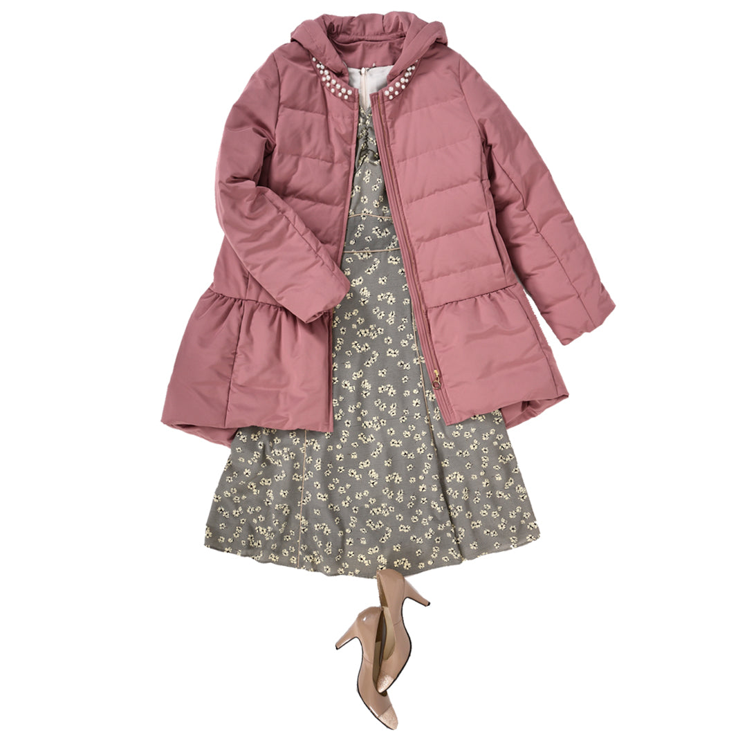 tweed down coat Dear Princess