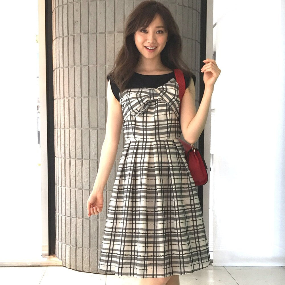 麻スラブチェック　ワンピース　Dear Princess 3099202