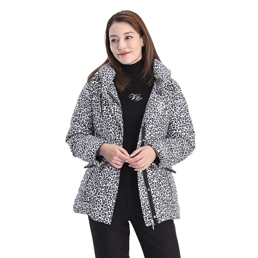 レオパード柄　ダウンジャケット　VALENZA　5157714