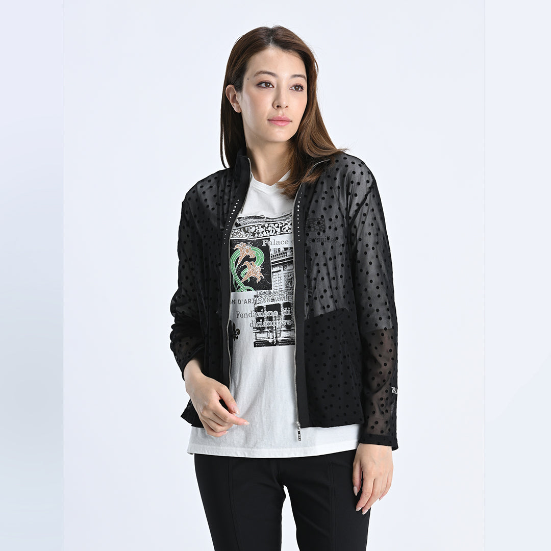 パリの街角プリント　カットソー　VALENZA　5152603