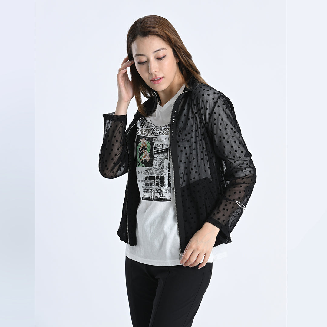 パリの街角プリント　カットソー　VALENZA　5152603