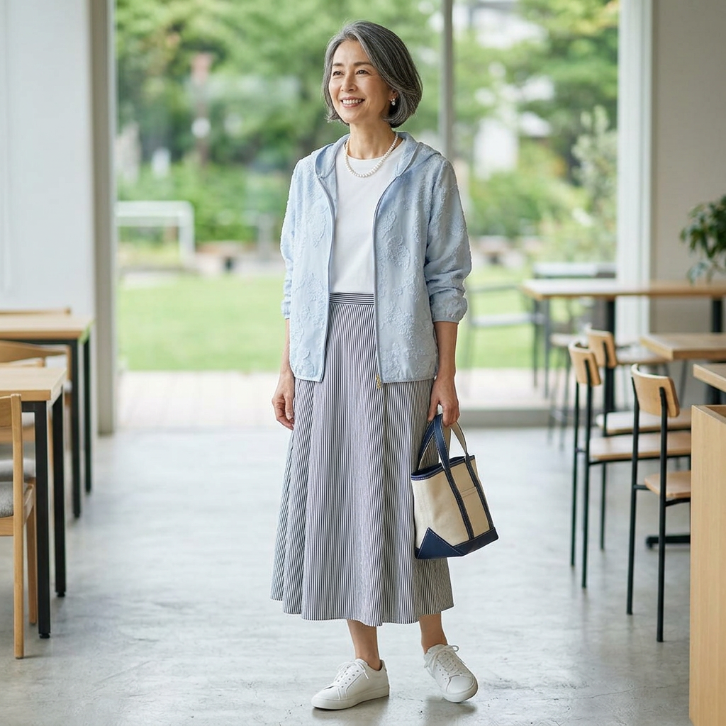 フルジップ レースパーカー　MIMO MODA　2567702