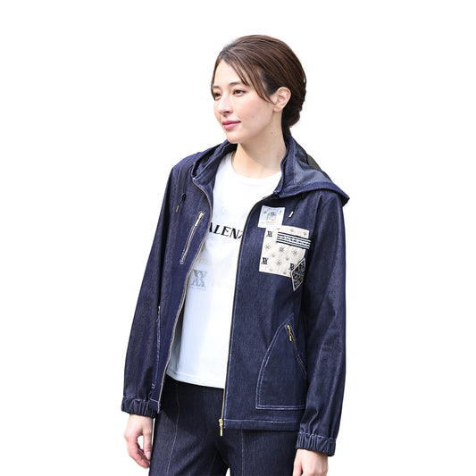 【Lサイズ】チュール重ね　プリントカットソー　VALENZA　5562314