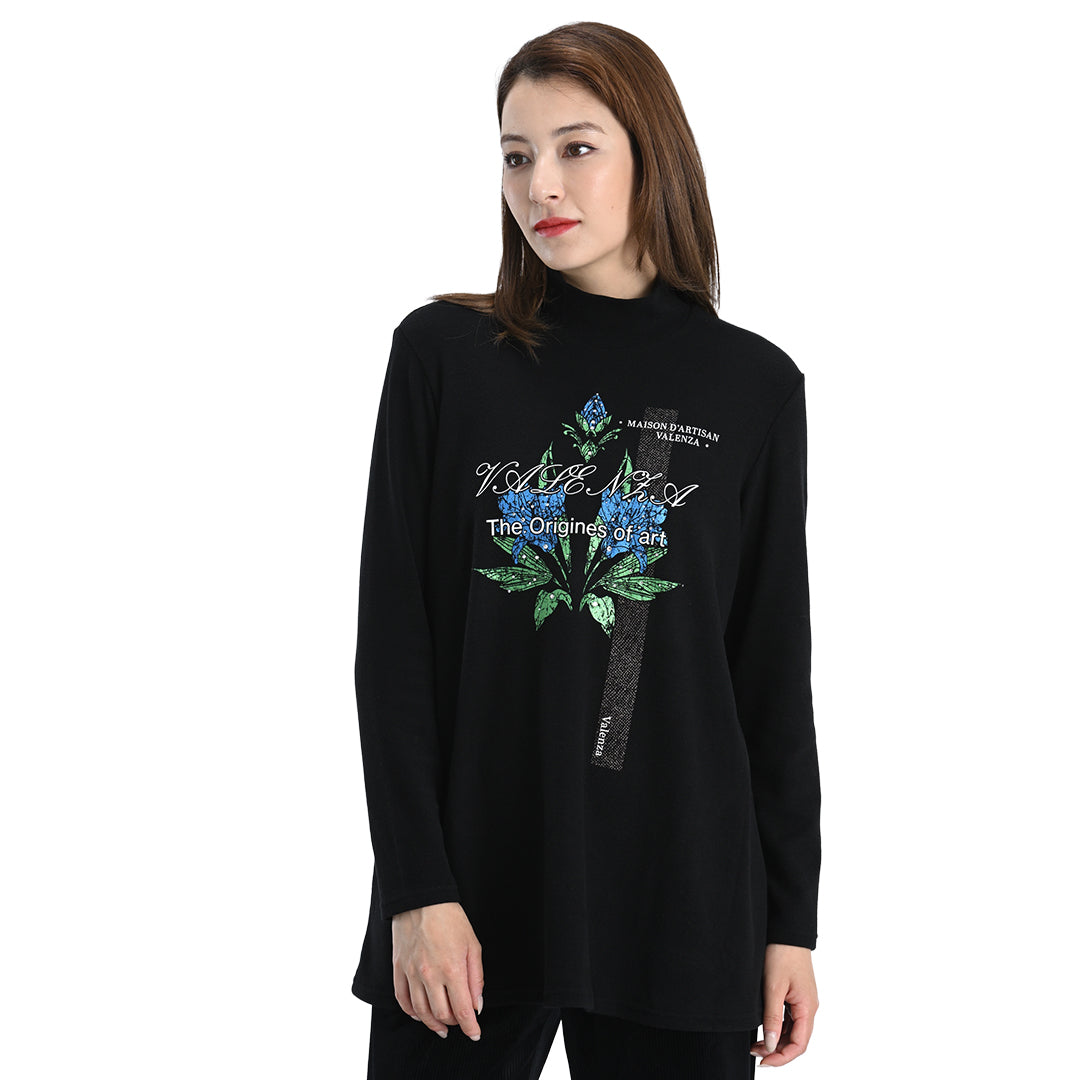 【保温】【吸湿発熱】プレミアウォーム ハイネックカットソー　VALENZA　5152700