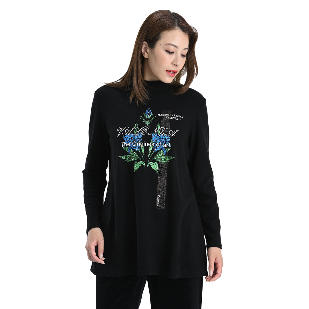 【Lサイズ】【保温】【吸湿発熱】プレミアウォーム ハイネックカットソー　VALENZA　5552700