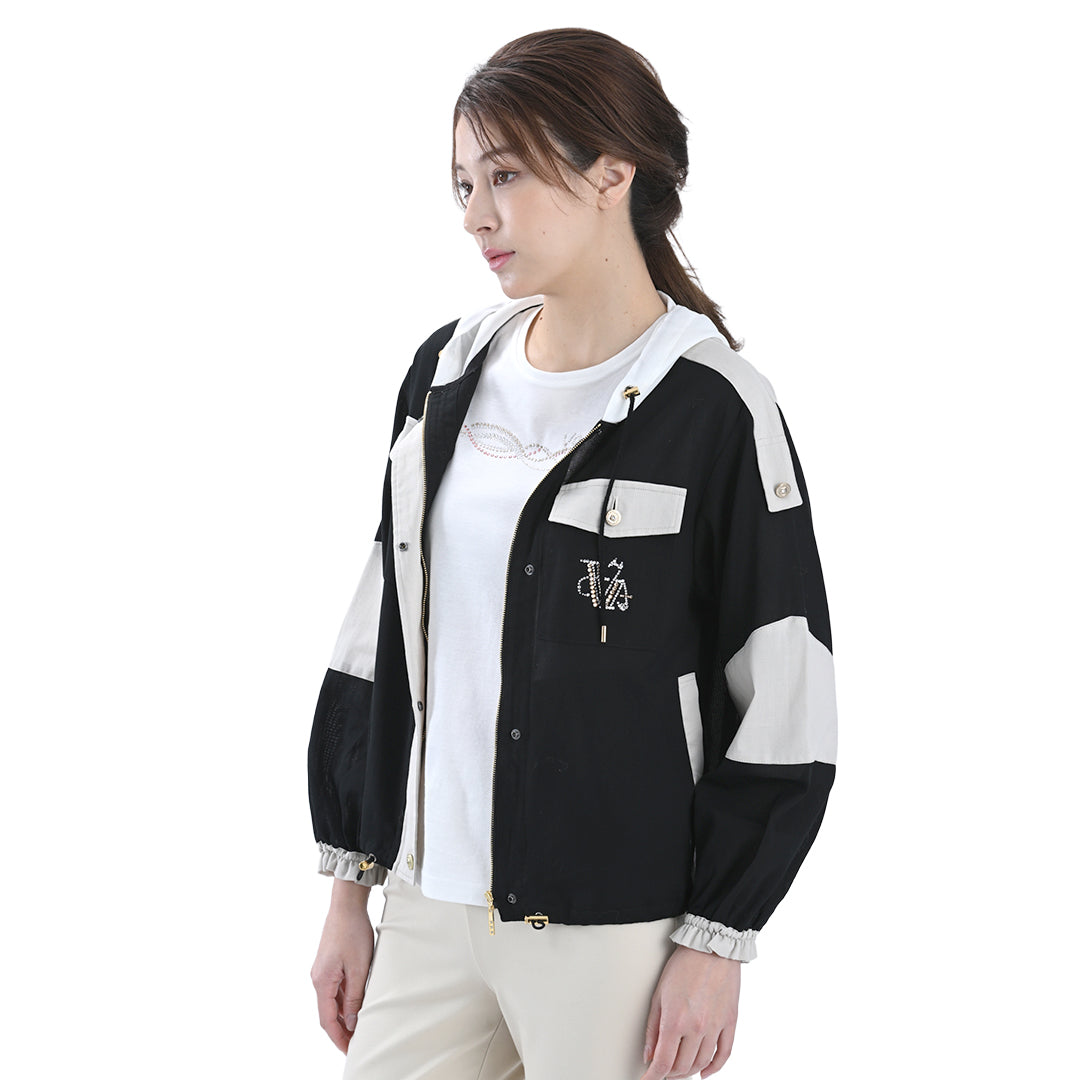 袖チュール　7分袖カットソー　VALENZA　5162406