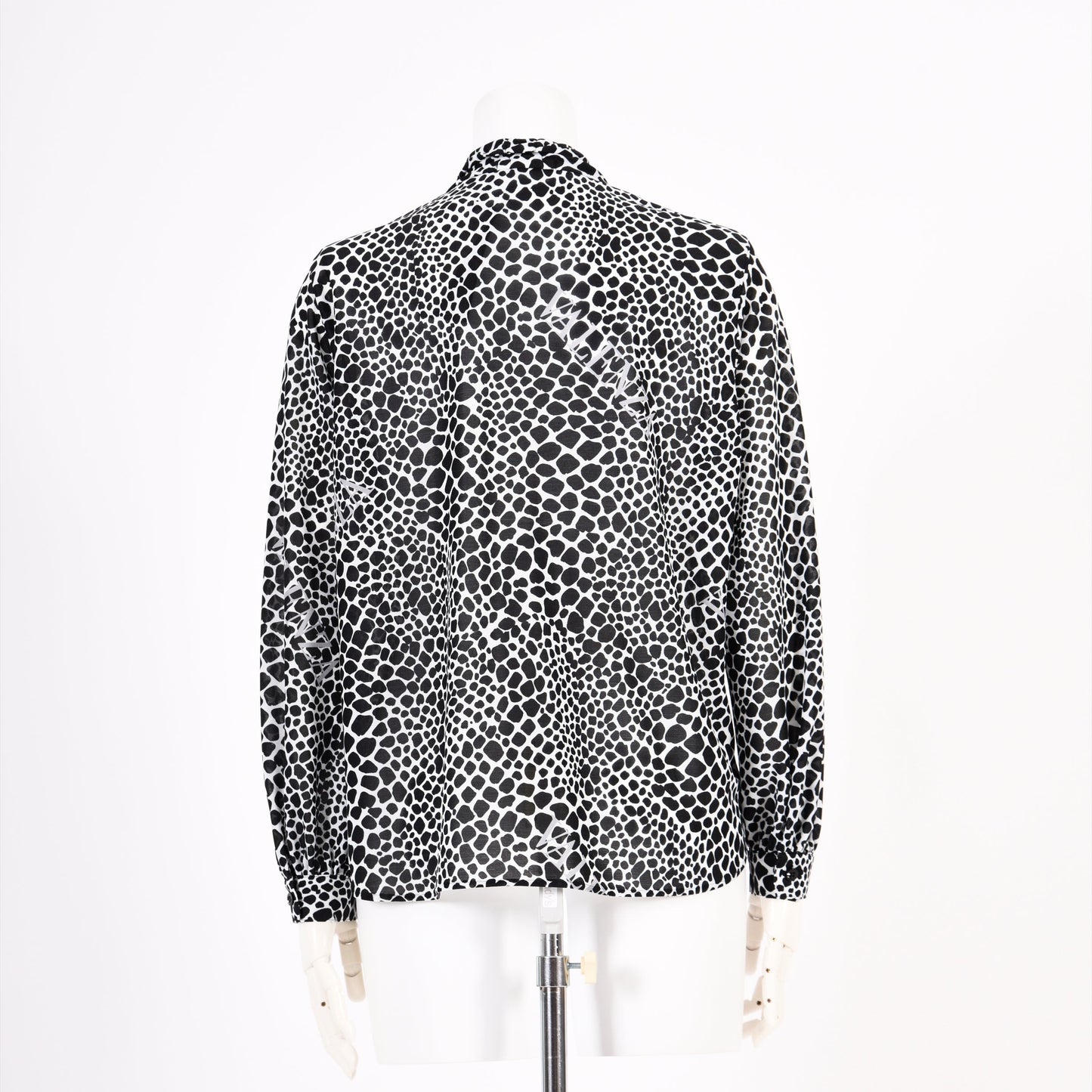 アニマル柄プリント リボンタイ ブラウス　VALENZA　5151602