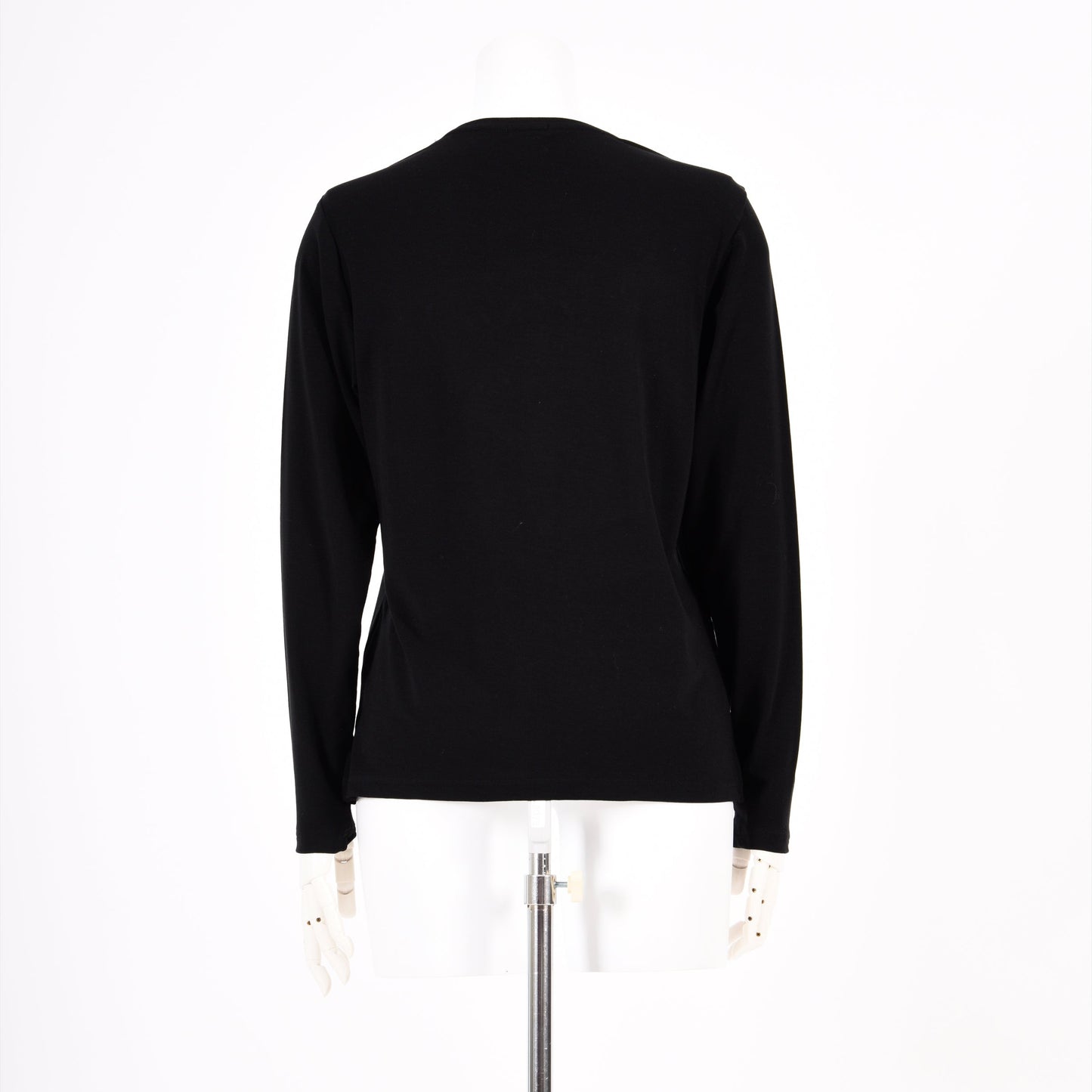 【Lサイズ】ヒョウ柄×ボーダー　プリントカットソー　VALENZA　5552607