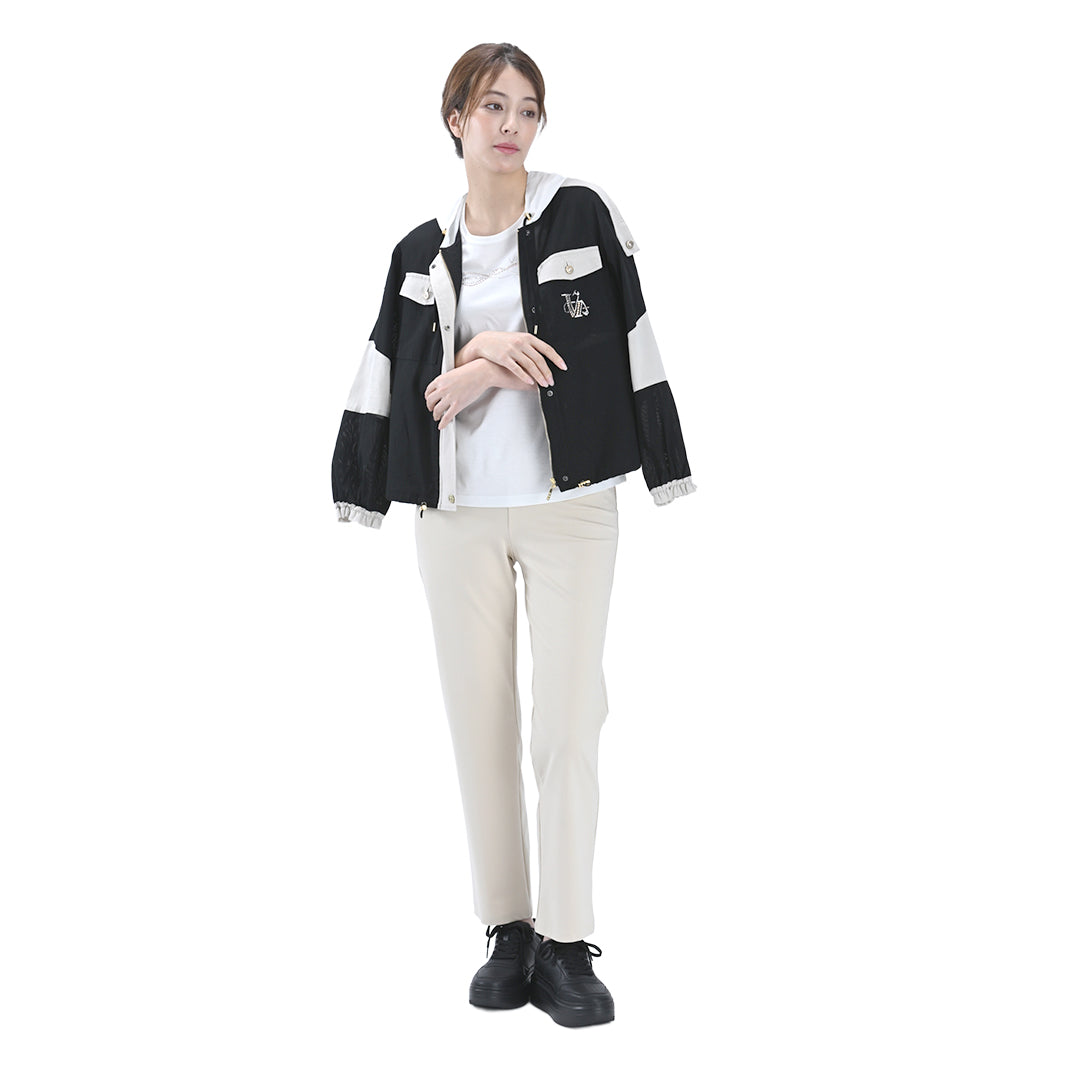 袖チュール　7分袖カットソー　VALENZA　5162406