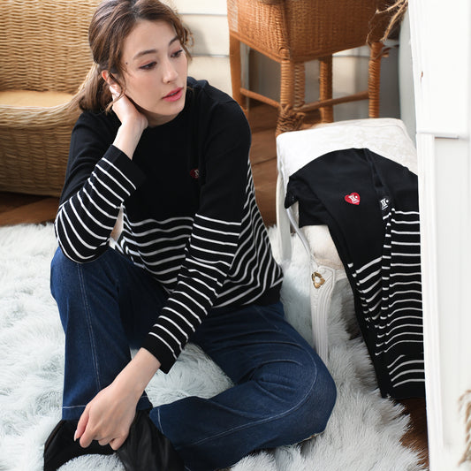 【楽々♪ストレッチ】ニットデニム ストレートパンツ　VALENZA　5156529