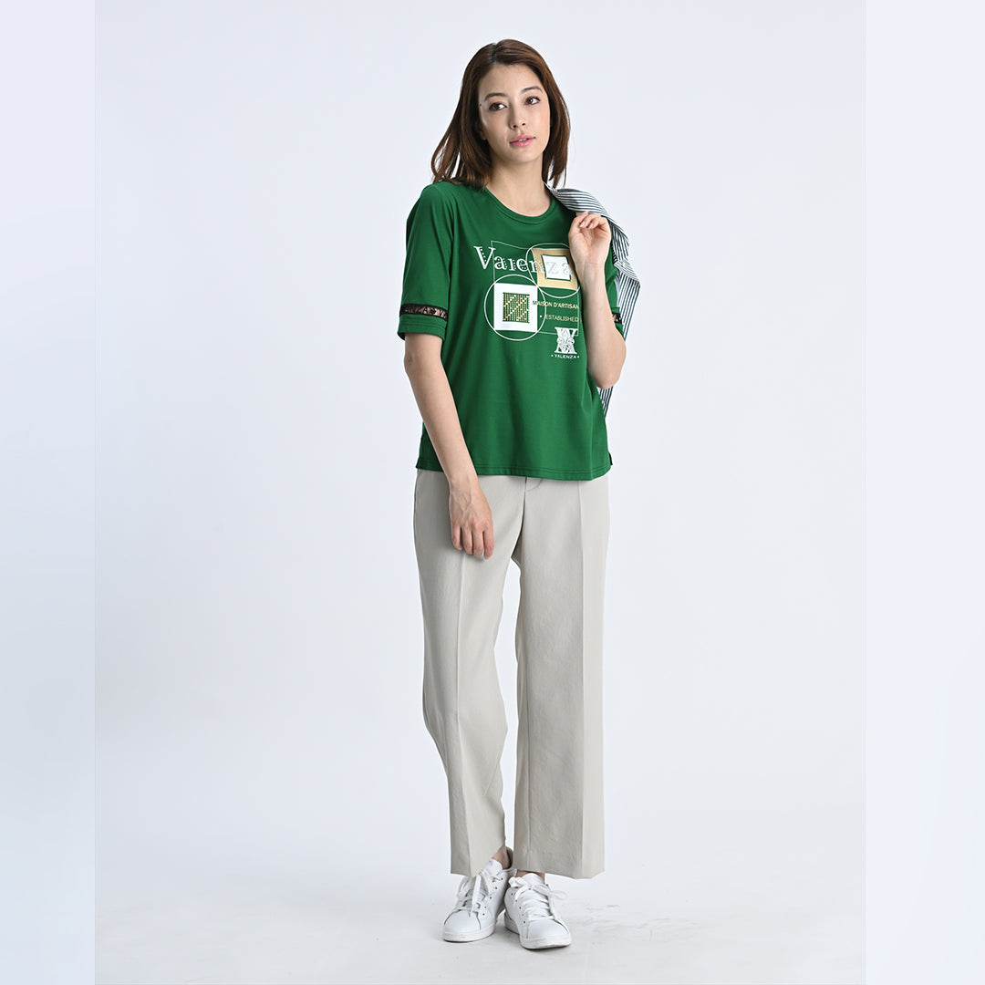 【セットアップ◎】ドライタッチ　ワイドパンツ　VALENZA　5156530