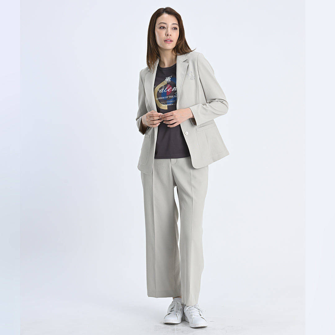 【Lサイズ】【幾何学】ブルズアイプリント　カットソー　VALENZA　5552530