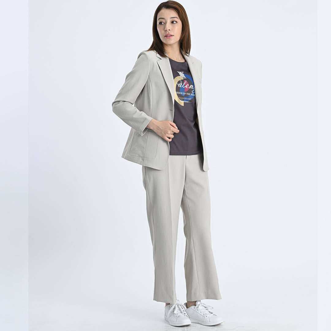 【セットアップ◎】ドライタッチ　ワイドパンツ　VALENZA　5156530