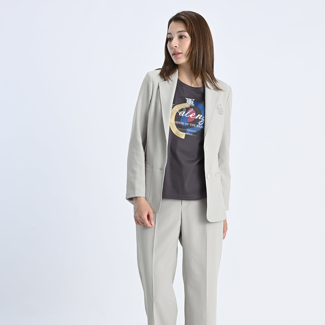 【セットアップ◎】ドライタッチ　テーラードジャケット　VALENZA　5157532