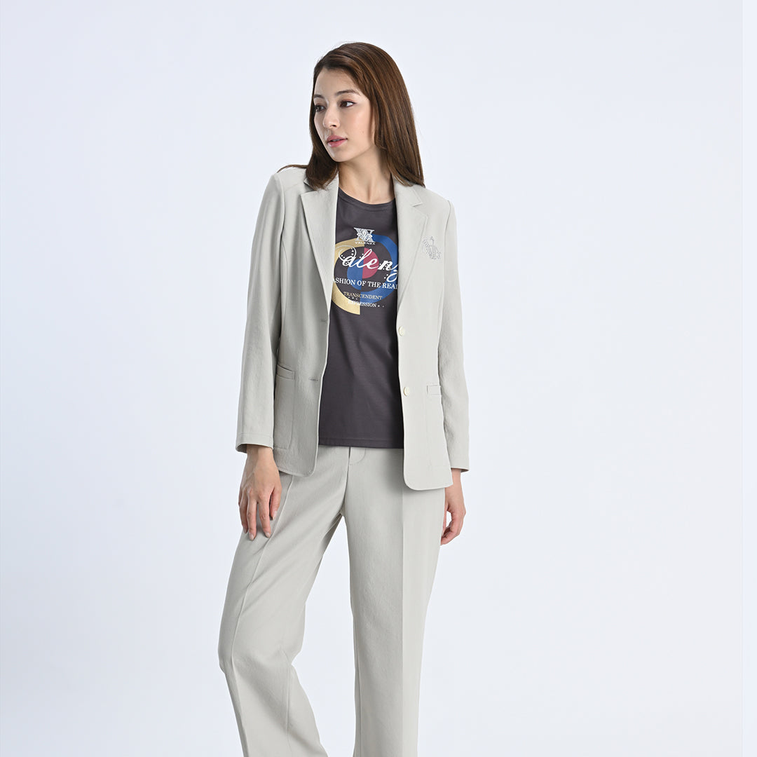 【セットアップ◎】ドライタッチ　テーラードジャケット　VALENZA　5157532