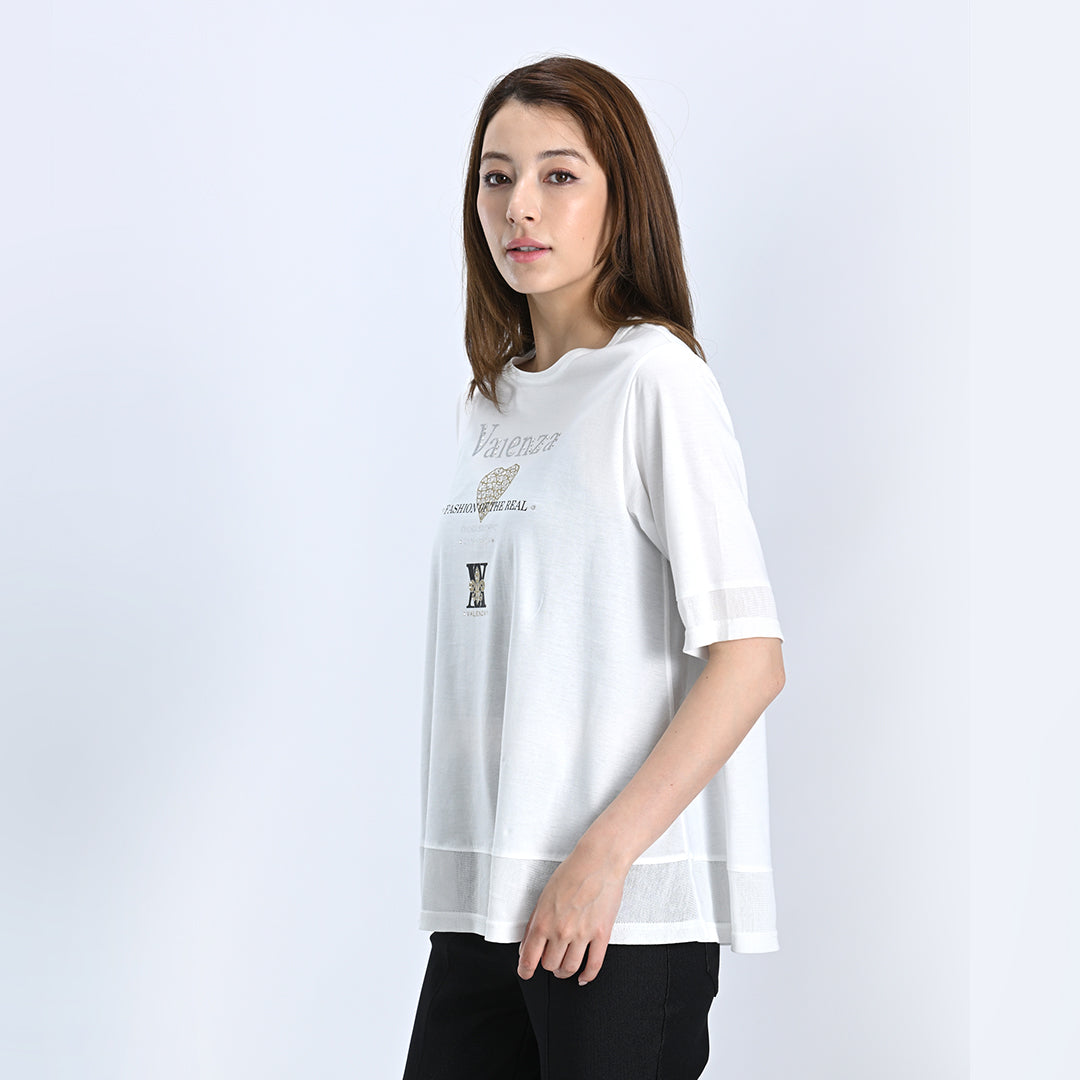 【Lサイズ】【大人気モチーフ】FORハートモチーフ　カットソー　VALENZA　5552527