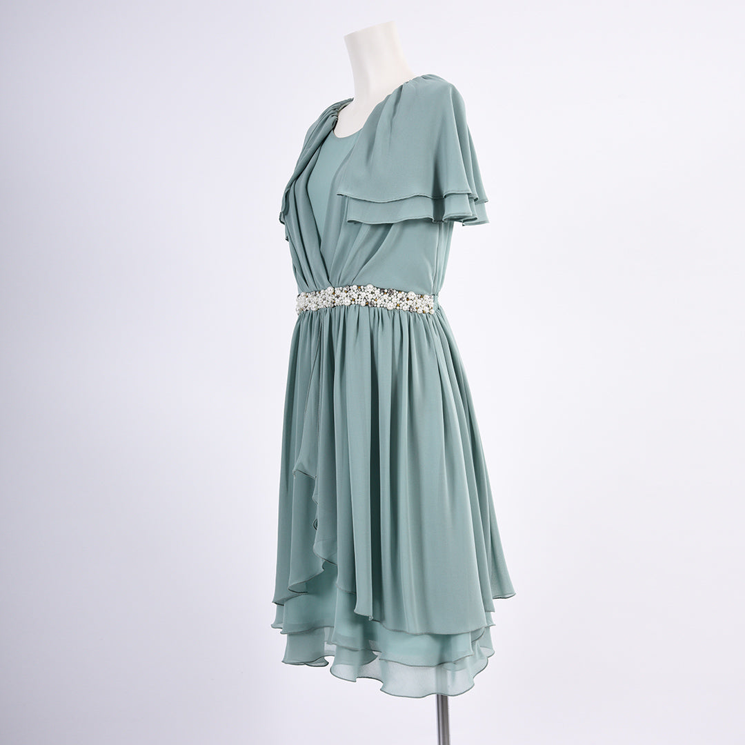 Pleated dress with flower belt Dear Princess No. 38 / pink Pleated dress with flower belt Dear Princess No. 38 / pink